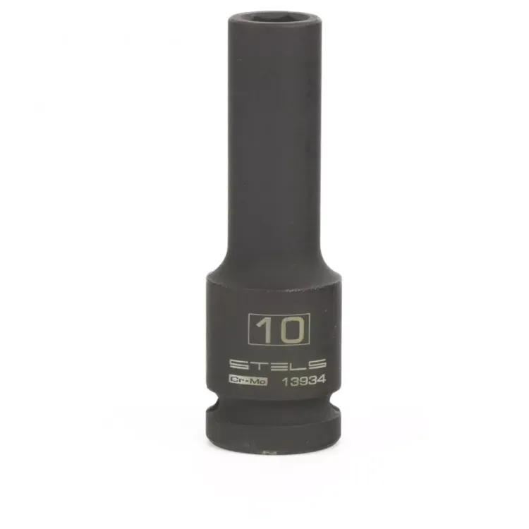 Головка ударная удлиненная шестигранная 10 мм 1/2" CrMo  Stels 13934 купить в Ижевске