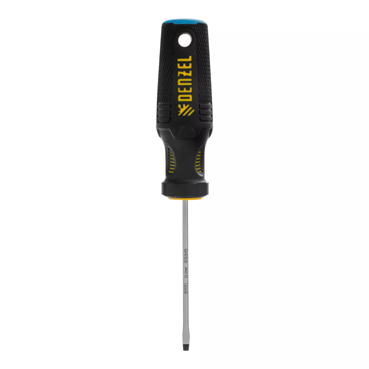 Отвертка, SL3х75 мм, S2, 3к рукоятка Denzel 121887 купить в Ижевске