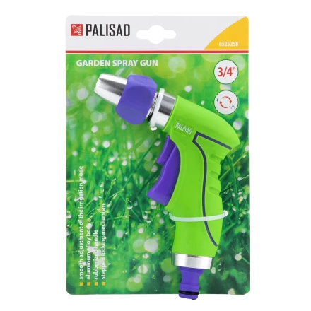 Пистолет-распылитель Palisad , регулируемый, металлический корпус, 6525258 купить в Ижевске