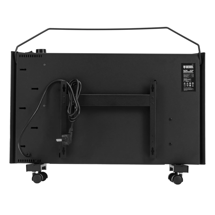 Конвектор электрический Denzel XCE-1500 B, 230 В, 1500 Вт, X-образный нагреватель черный 98128 купить в Ижевске