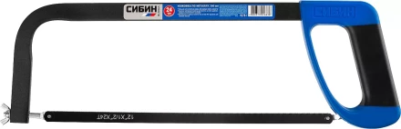 Ножовка по металлу, СИБИН 15781, металлическая рамка, проходящая сквозь рукоятку, 300 мм 15781 купить в Ижевске