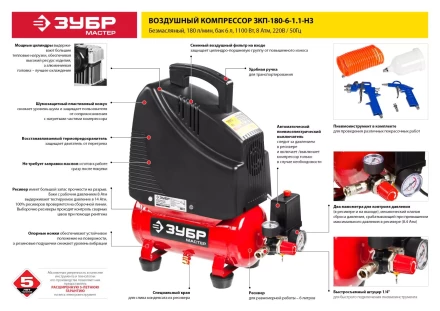 Компрессор воздушный ЗКП-180-6-1.1-Н3 серия МАСТЕР купить в Ижевске