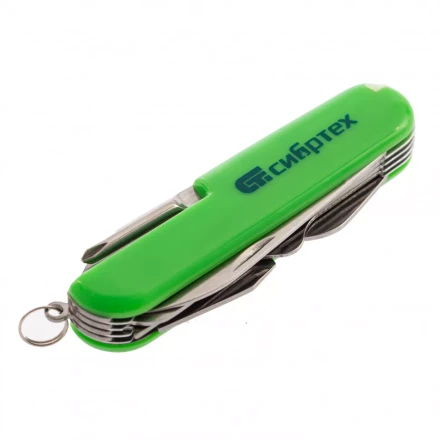 Нож многофункциональный компактный размер 15 функций 90 мм Сибртех 17626 купить в Ижевске