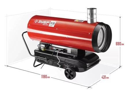 Пушка дизельная непрямого нагрева дисплей К9 ДПН-К9-52000-Д серия МАСТЕР купить в Ижевске