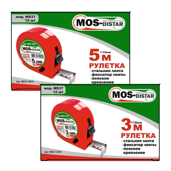 Рулетка измерительная MOS-DISTAR MS37-7525 купить в Ижевске
