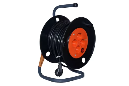 Удлинитель электрический силовой катушка 30м 4 роз ЭНКОР 1/2 69602 купить в Ижевске