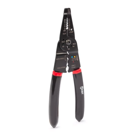 Многофункциональный стриппер КВТ WS-01F для снятия изоляции с проводов 0.5–4.0 мм (101541) купить в Ижевске