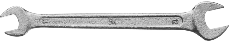 Ключ рожковый гаечный ЗУБР "СТАНДАРТ", оцинкованный, 10х12мм 27115-10-12 купить в Ижевске