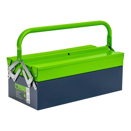 Ящик для инструмента Сибртех 90750, 430 х 200 х 160 мм, три секции, металлический купить в Ижевске