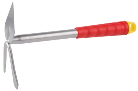 Мотыжка GRINDA, сердцевидное лезвие, 2 зубца, из углеродистой стали с коннекторной системой, 310 мм 8-421437_z01 купить в Ижевске