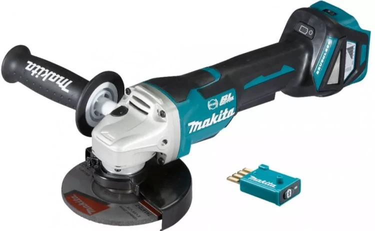 Аккумуляторная угловая шлифмашина Makita DGA518ZU (без АКБ и ЗУ, Bluetooth-соединение) купить в Ижевске