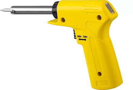 Паяльник с пистолетной пластмассовой рукояткой, STAYER &quot;MASTER&quot; MAXTerm, 55307-70, 30 - 70 Вт, конус 55307-70 купить в Ижевске