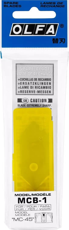 Лезвия OLFA для ножа MC-45/2B, 20(14)х49х0,3мм, 5шт OL-MCB-1 купить в Ижевске