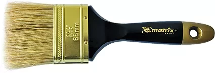 Кисть плоская &quot;Профи&quot; 2,5&quot; натуральная щетина деревянная ручка  MATRIX 83153 купить в Ижевске
