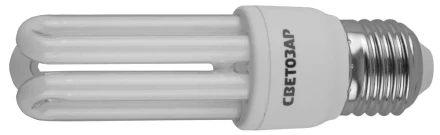 Энергосберегающая лампа СВЕТОЗАР&quot;U-КЛАССИКА&quot;стержень,цоколь E27(стандарт),Т2,3U,яркий бел свет(4000К), 8000час,12Вт(60) 44334-12 купить в Ижевске