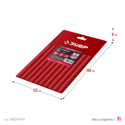 ЗУБР 10 шт, 140 мм, набор надфилей в чехле (1605-H10) купить в Ижевске