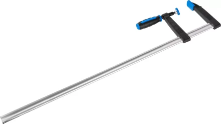 Струбцина ЗУБР &quot;ПРОФЕССИОНАЛ&quot;, тип &quot;F&quot;, двухкомпонентная ручка, стальная закаленная рейка, 120х800мм 32155-120-800 купить в Ижевске