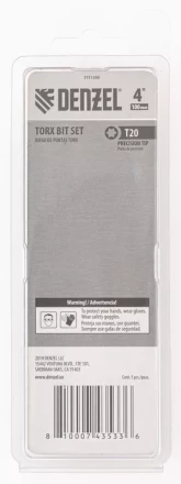 Бита T20x100 мм, 5 шт. Denzel 7711330 купить в Ижевске