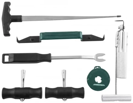 Комплект для демонтажа лобовых стекол 7 предметов  AB010002  Jonnesway 47652 купить в Ижевске