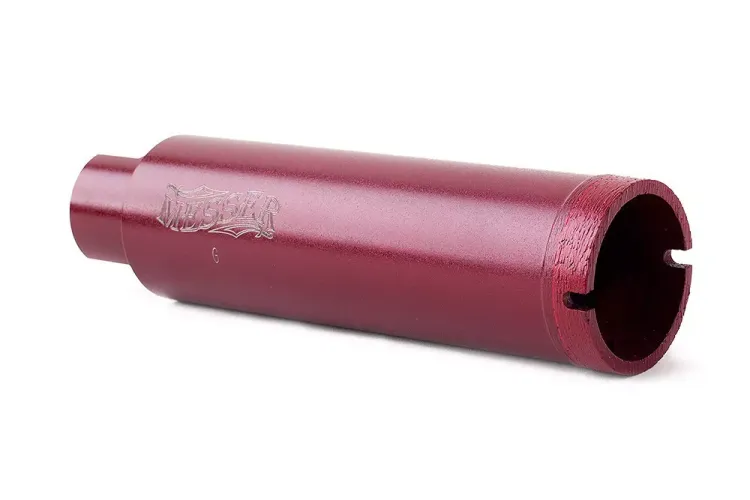Сегментная алмазная коронка MESSER REDLINE по граниту диаметр 80 мм длина 100 мм купить в Ижевске