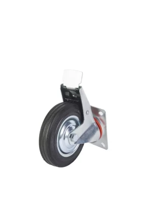 Колесо поворотное резина SCb 63 160 мм с тормозом (F) 1001719 купить в Ижевске