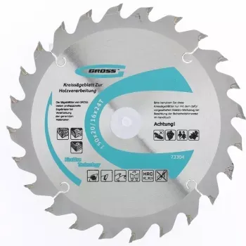 Пильный диск по дереву 185 x 20/16 x 24Т GROSS 73313 купить в Ижевске