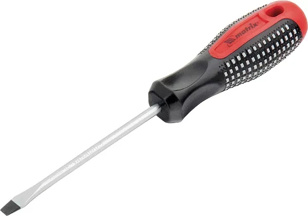 Отвертка Fusion SL3,0 х 80 мм CrV 3-х компонентная рукоятка "anti slip" Matrix 11406 купить в Ижевске