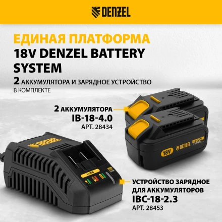 Снегоуборочная машина аккумуляторная ESB-460-0 Li-Ion 36В Denzel 97636 купить в Ижевске
