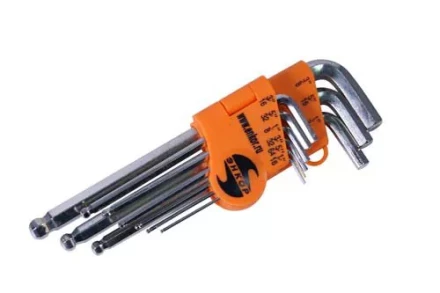 Набор шестигранников дюймовых с шаром 9 штук блистер Энкор 20896 купить в Ижевске