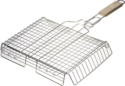 Решетка-гриль GRINDA &quot;BARBECUE&quot;, объемная, нержавеющая сталь, 340х260мм 424732 купить в Ижевске