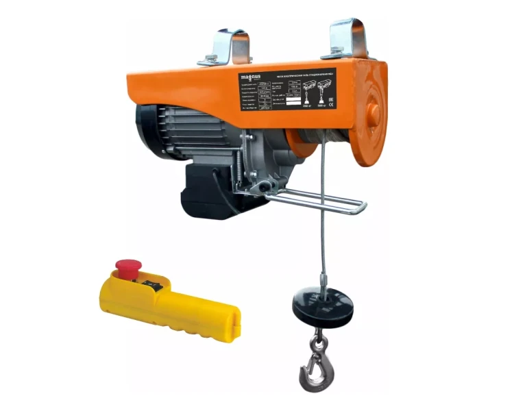 Мини электрическая таль стационарная Magnus-Profi MEH, 250/500 кг, 6/12 м, 220В купить в Ижевске