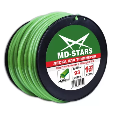 Леска для триммера HEXAGON LINE (шестиугольник) катушка 3,3ММХ136М купить в Ижевске