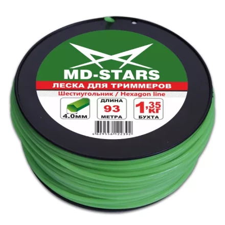 Леска для триммера HEXAGON LINE (шестиугольник) катушка 3,3ММХ136М купить в Ижевске