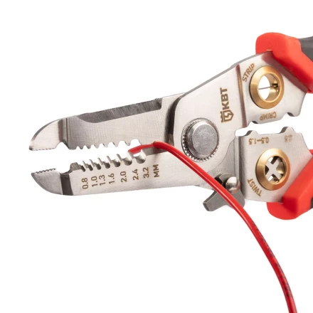 Многофункциональный стриппер КВТ WSS-02 для снятия изоляции с проводов 0.5–6.0 мм (102399) купить в Ижевске