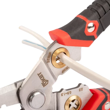 Многофункциональный стриппер КВТ WSS-02 для снятия изоляции с проводов 0.5–6.0 мм (102399) купить в Ижевске