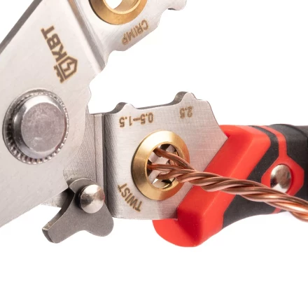 Многофункциональный стриппер КВТ WSS-02 для снятия изоляции с проводов 0.5–6.0 мм (102399) купить в Ижевске