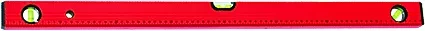 Уровень алюминиевый 1000 мм 3 глазка красный линейка  MATRIX 33229 купить в Ижевске