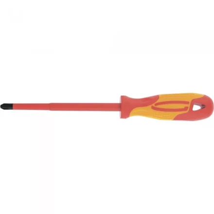 Отвертка диэлектрическая SL5,5*125мм CrMo до 1000В двухкомпонентная рукоятка Gross 12943 купить в Ижевске