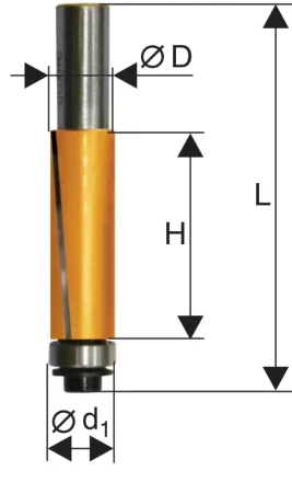 Фреза кромочная прямая ф19х256мм хв 12мм 10528 купить в Ижевске