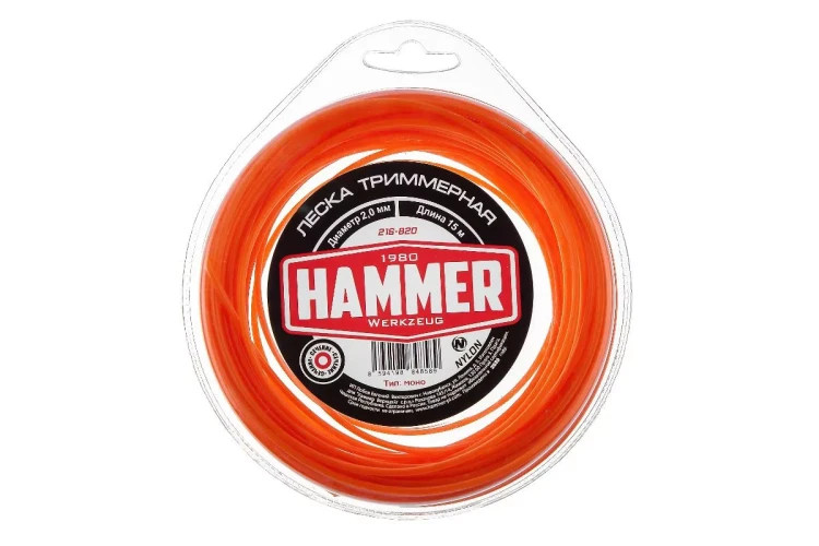 Леска для триммеров HAMMER 216-820 купить в Ижевске