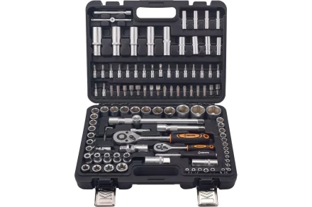 Набор инструментов, 1/2&quot;, 1/4&quot;, в кейсе 108 предм Вихрь 73/6/7/15 купить в Ижевске