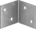ЗУБР УМШ-1.5, 40 x 40 x 40 x 1.5 мм, белый цинк, широкий мебельный уголок (31034-40) купить в Ижевске