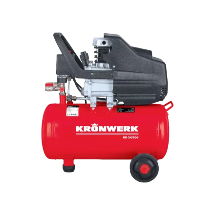 Компрессор воздушный Kronwerk KD 24/200, 1,5 кВт, 198 л/мин, 24 л, 58041 купить в Ижевске