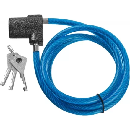 Замок тросовый, длина троса - 1260мм, дисковый механизм секрета, ВС2-6А-02 37220-6-02 купить в Ижевске