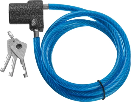Замок тросовый, длина троса - 1260мм, дисковый механизм секрета, ВС2-6А-02 37220-6-02 купить в Ижевске