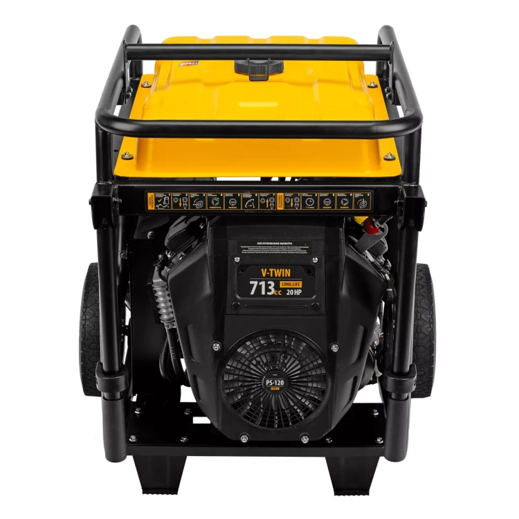 Генератор бензиновый Denzel PS-120EAD-3, 12 кВт,230/400 В, 40л, разъём ATS,перекл.режима,эл.старт купить в Ижевске