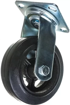 Колесо большегрузное поворотное SCd 63 150 мм обрезиненное РФ 1030008 купить в Ижевске