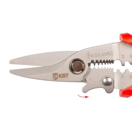 Многофункциональный стриппер КВТ WSS-03 для снятия изоляции с проводов 0.35–6.0 мм (102400) купить в Ижевске