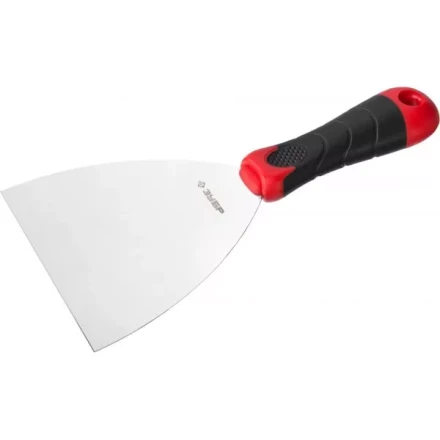 Шпатель ЗУБР &quot;МАСТЕР&quot;, профилированное нержавеющее полотно, 2к ручка, 120мм 10072-12 купить в Ижевске