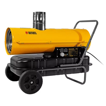 Дизельная тепловая пушка Denzel NHG-20i, 20 кВт, 600 м3/ч, непрямой нагрев, цифровой термостат купить в Ижевске